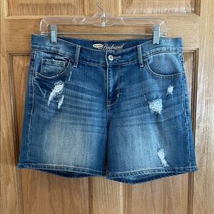 Old Navy - Boyfriend Slightly Distressed Jean Shorts - 10